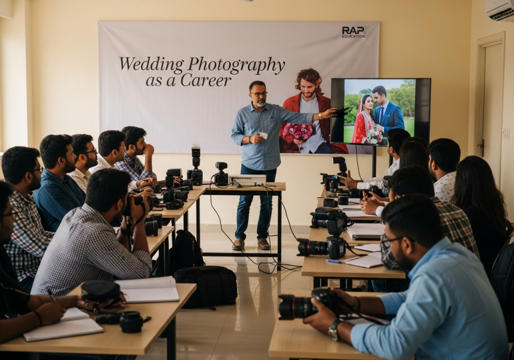 Professional wedding photography training in Kolkata