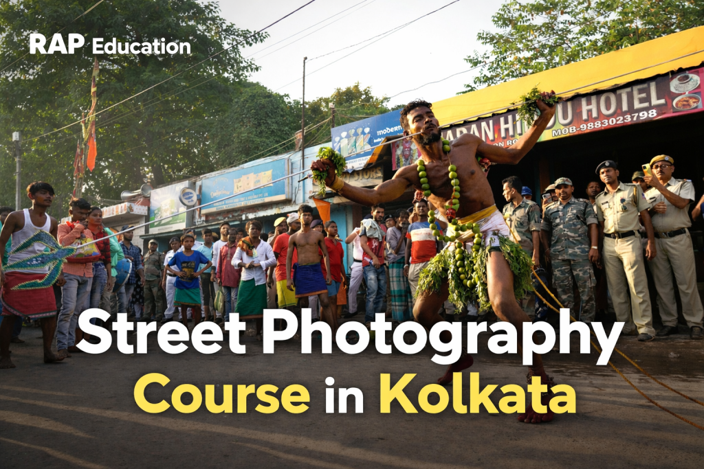 Street photography capturing daily life in Kolkata