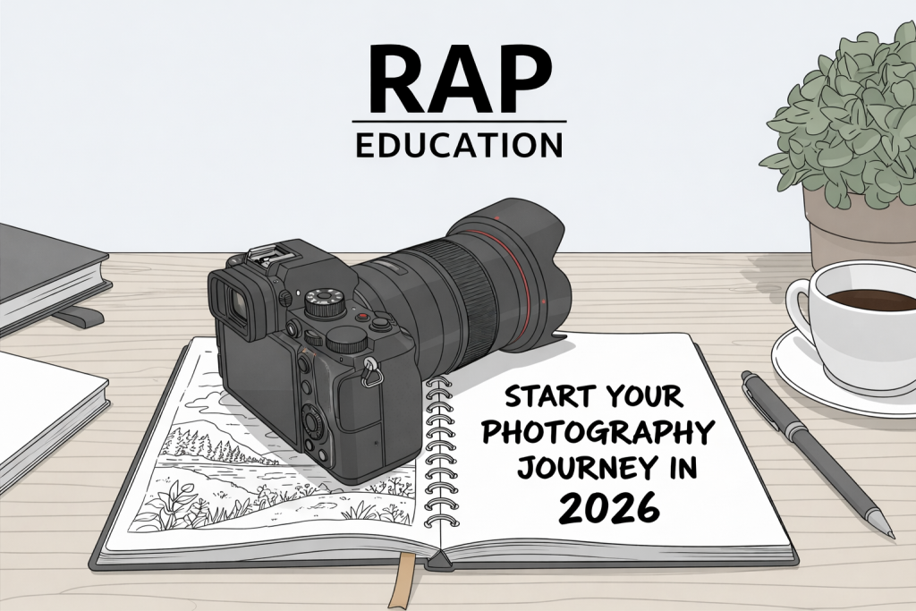 Beginner learning photography with DSLR camera in Kolkata